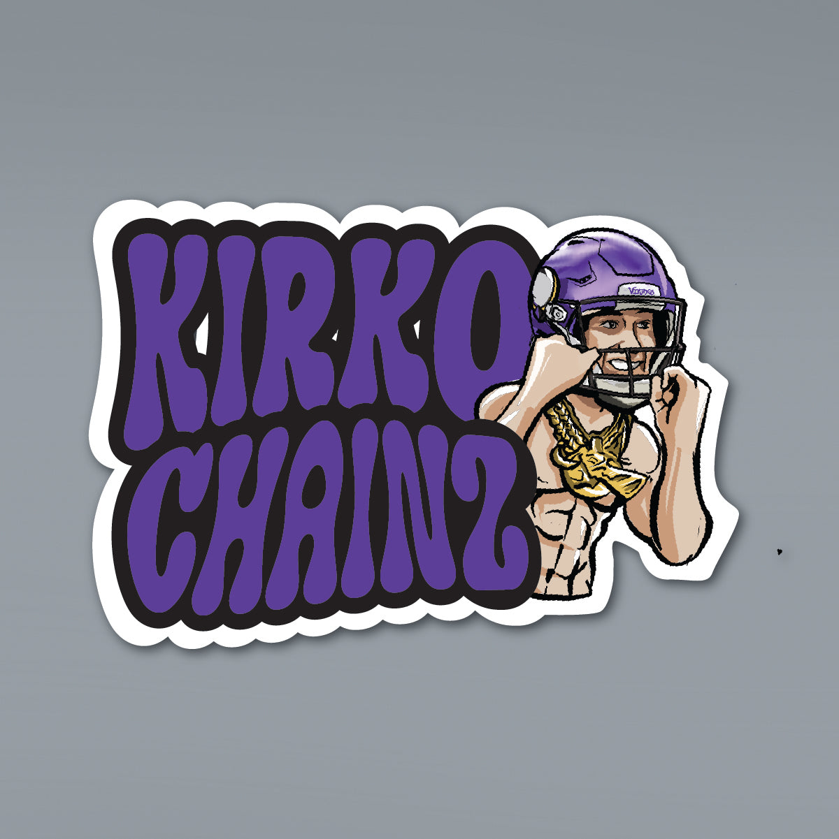 Kirko Chains - Kirk Cousins Tribute Sticker
