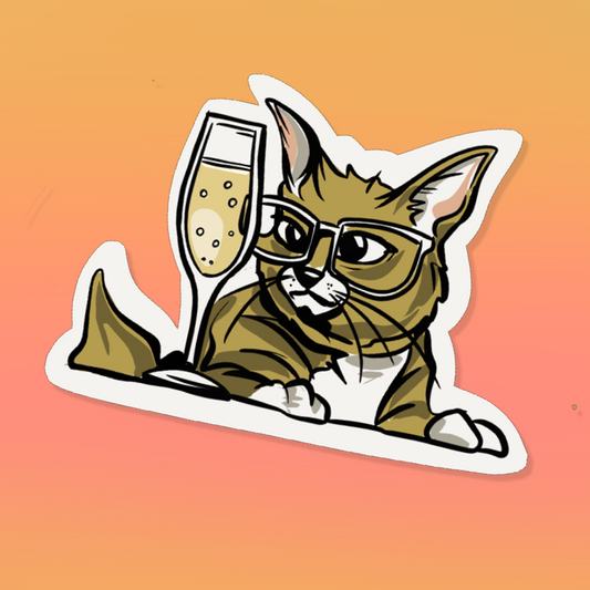 Champagne Cat