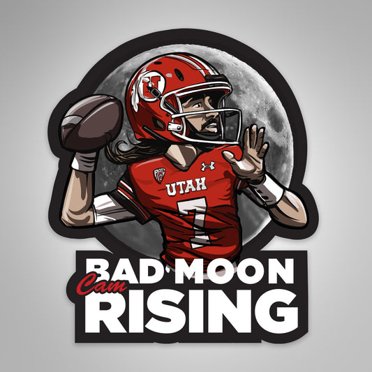 Bad Moon Rising - University of Utah Sticker