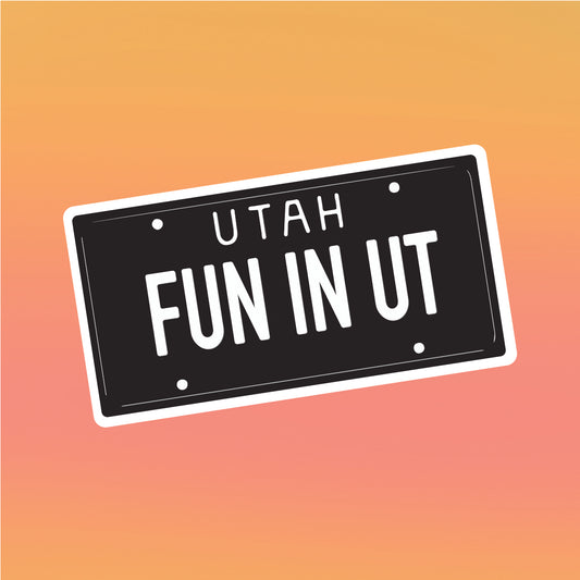 Fun in Utah Sticker